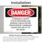 Signmission Flammable Liquids Attach Grounding And Bonding Danger Sign, Vinyl Decal, 10in W x 7in L, 2PK OS-2PACK-DS-D-710-L-2348 - alternate 4